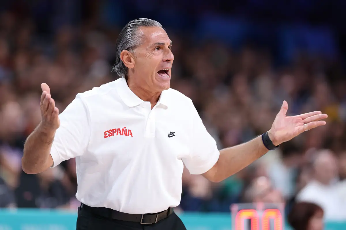 Scariolo lors des JO 2024 (Photo by Gregory Shamus/Getty Images).